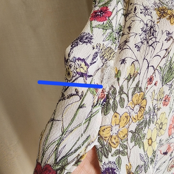 H&M Beautiful Floral Flutter Sleeve Sundress - Picture 2 of 2